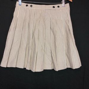 Stringbean sz 13/14 90s tan plaid sexy miniskirt